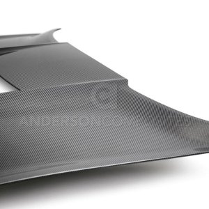 Ford Mustang Shelby GT500 Hood - Anderson Composites - Double Sided - Carbon Fiber - `20-`21